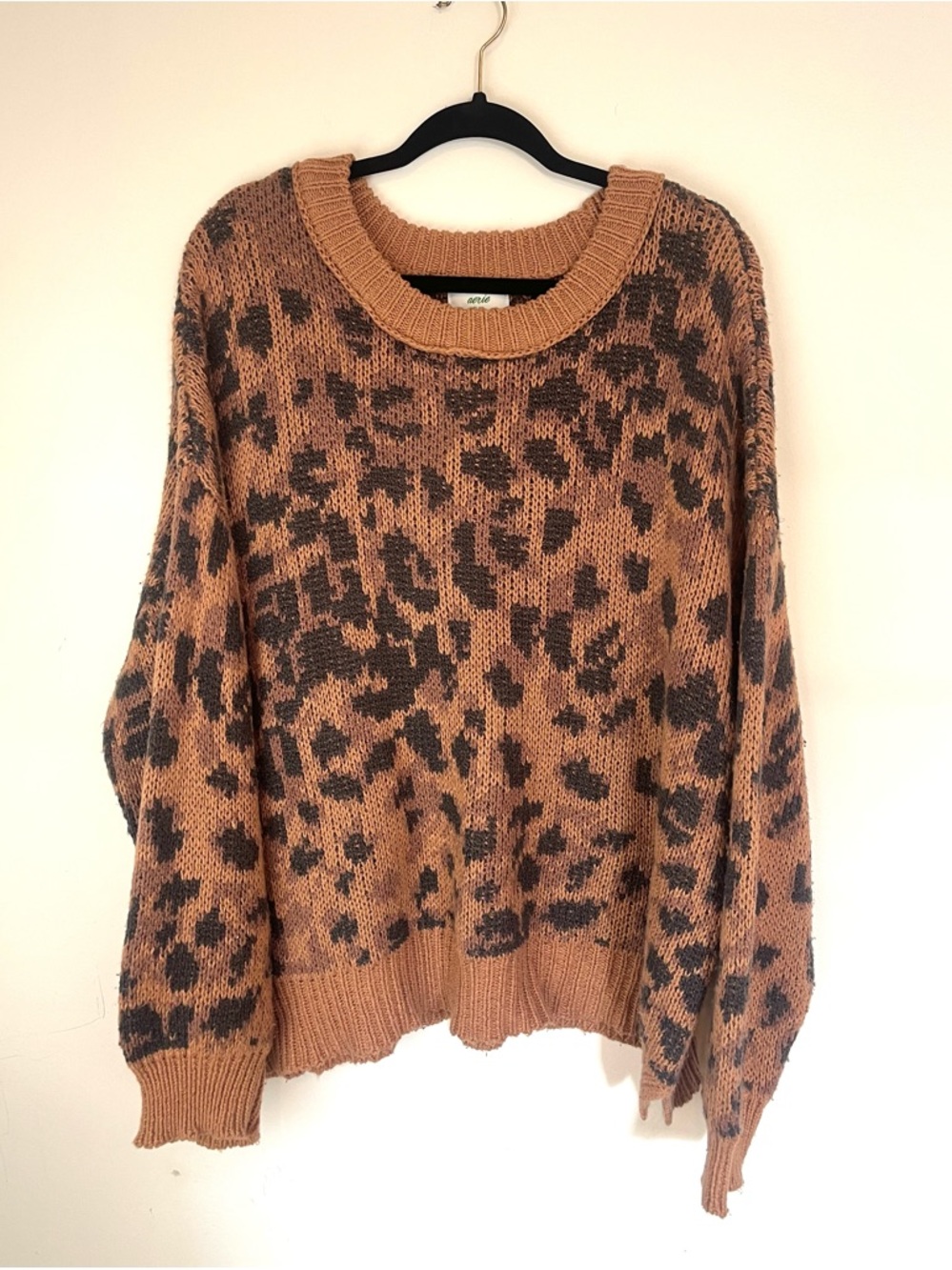 Aerie Cheetah Print Sweater